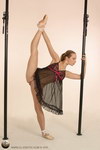 naked flexible female yoga dance ballet